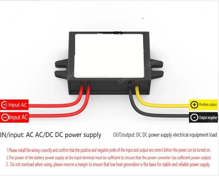 AC to DC power converter transformer step-down module regulator AC24V36V to DC12V 2A small plastic