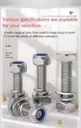 Combination Nut Set Locking M4*45-10 Sets
